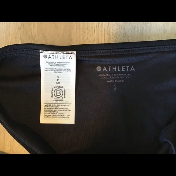 NWOT - Athleta Clean Low Rise Bikini Bottom - Picture 2 of 6